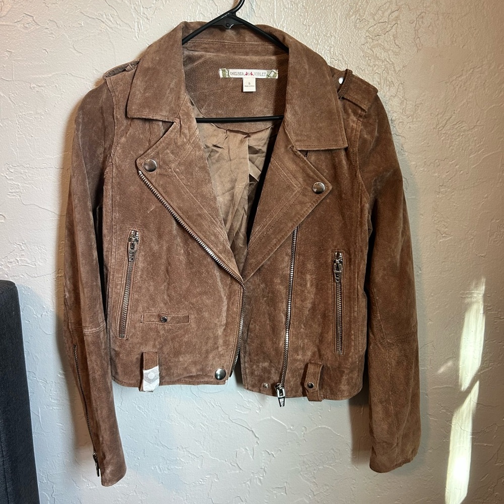 NEW Chelsea & Violet Suede Jacket